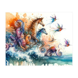 Surreal Ocean Creatures (Print Only) thumbnail