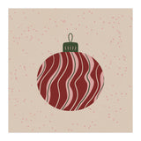 Christmas Globe with swirls (Print Only) thumbnail