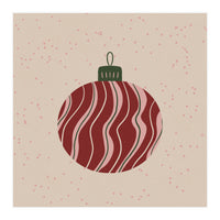 Christmas Globe with swirls (Print Only)