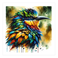 Vibrant Tropical Bird Portrait (Print Only)