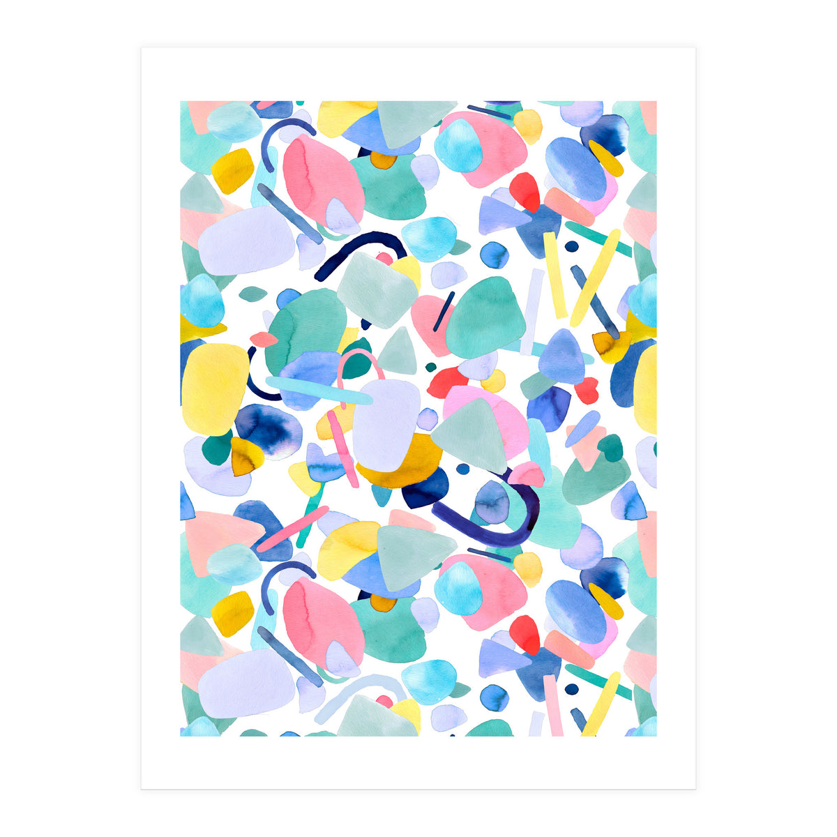 Abstract Geometric Modern Shapes (Print Only)