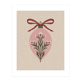 Christmas Floral Globe (Print Only) thumbnail