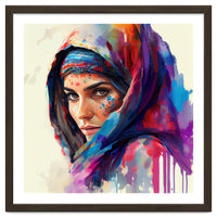 Vivid Veil Side Portrait