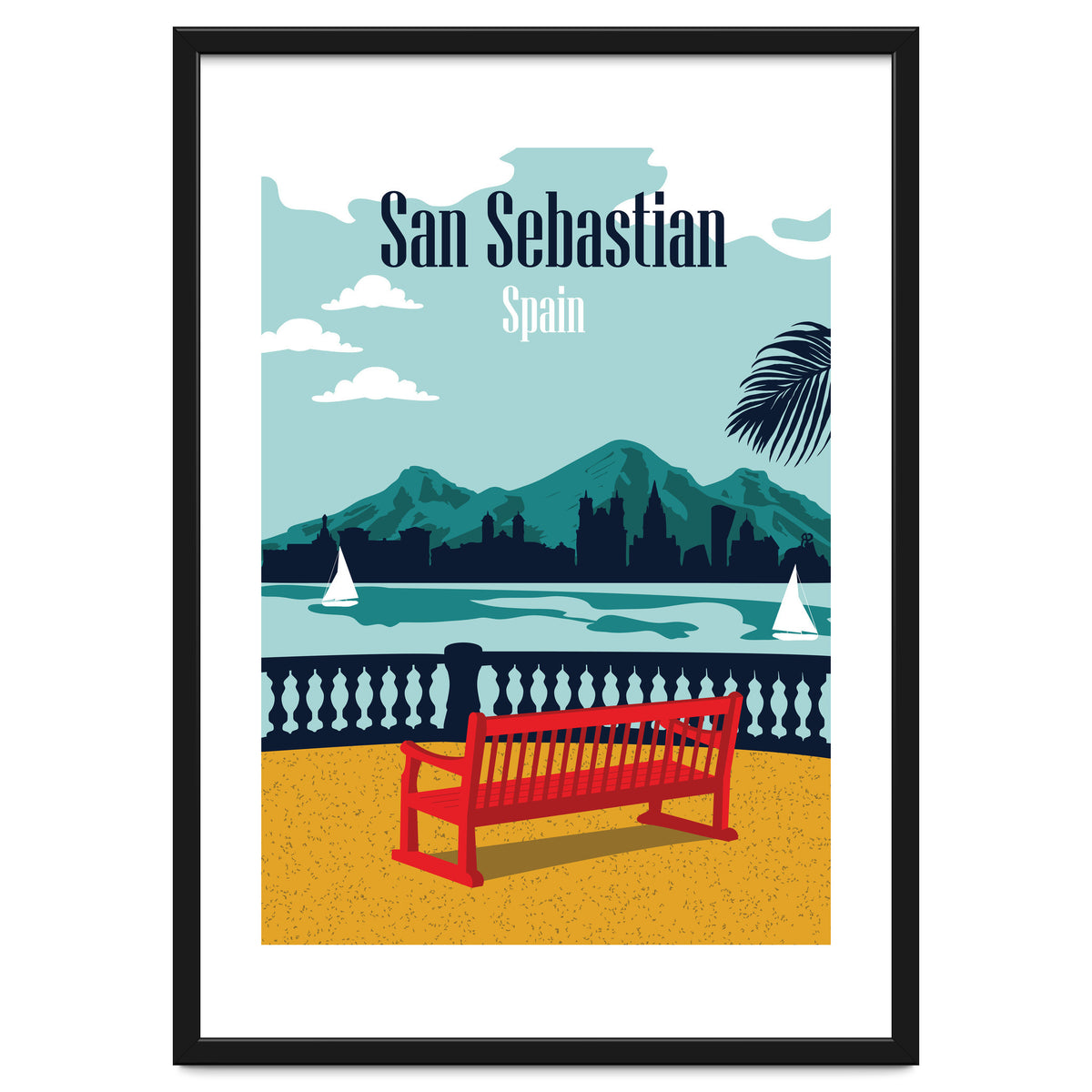 San Sebastian Beach, Spain