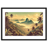 Vintage Brazil, Rio De Janeiro Tropics Poster thumbnail