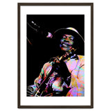 John Lee Hooker American Blues Guitarist Colorful Art thumbnail