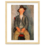 Amadeo Modigliani / 'The Young Farmer', 1918, Oil on canvas. thumbnail