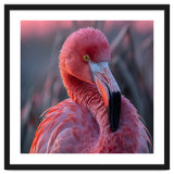 Pink Flamingo Bird Close Up Portrait thumbnail