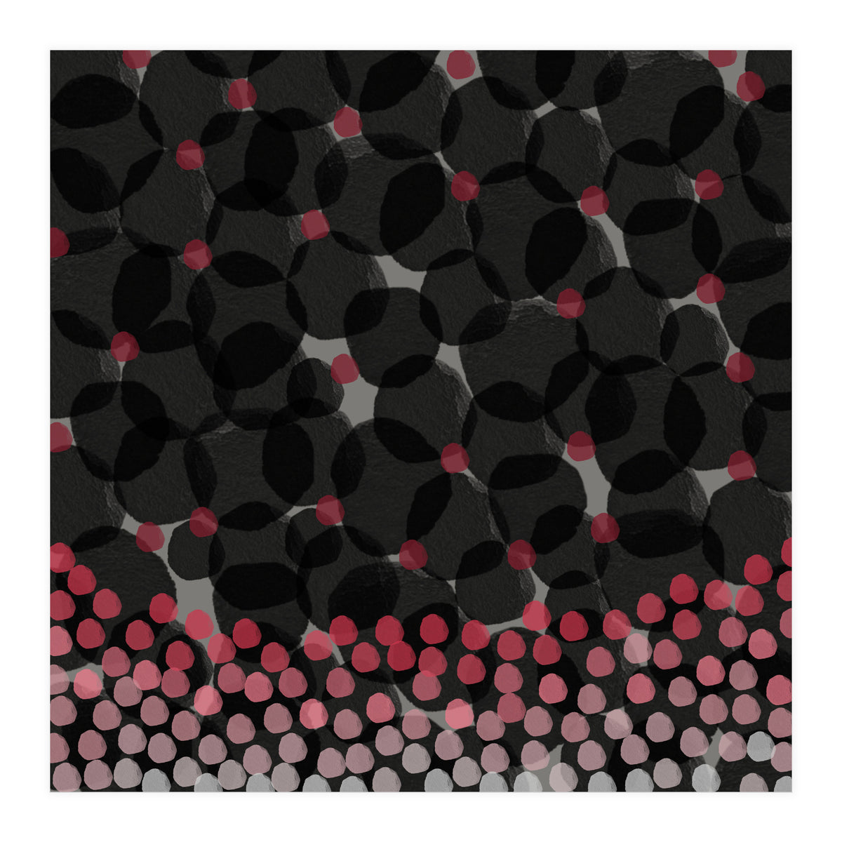 Dark Watercolor Florals (Print Only)