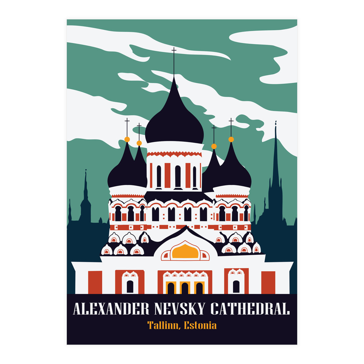 Alexander Nevsky Cathedral, Talinn, Estonia (Print Only)