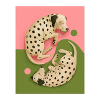 Yin And Yang Dalmatians (Print Only)