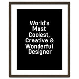 World's most coolest, creative and wonderful designer thumbnail