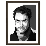 Simon Le Bon British Singer Black Illustration thumbnail
