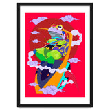 Knight Frog Pop Art Illustration thumbnail