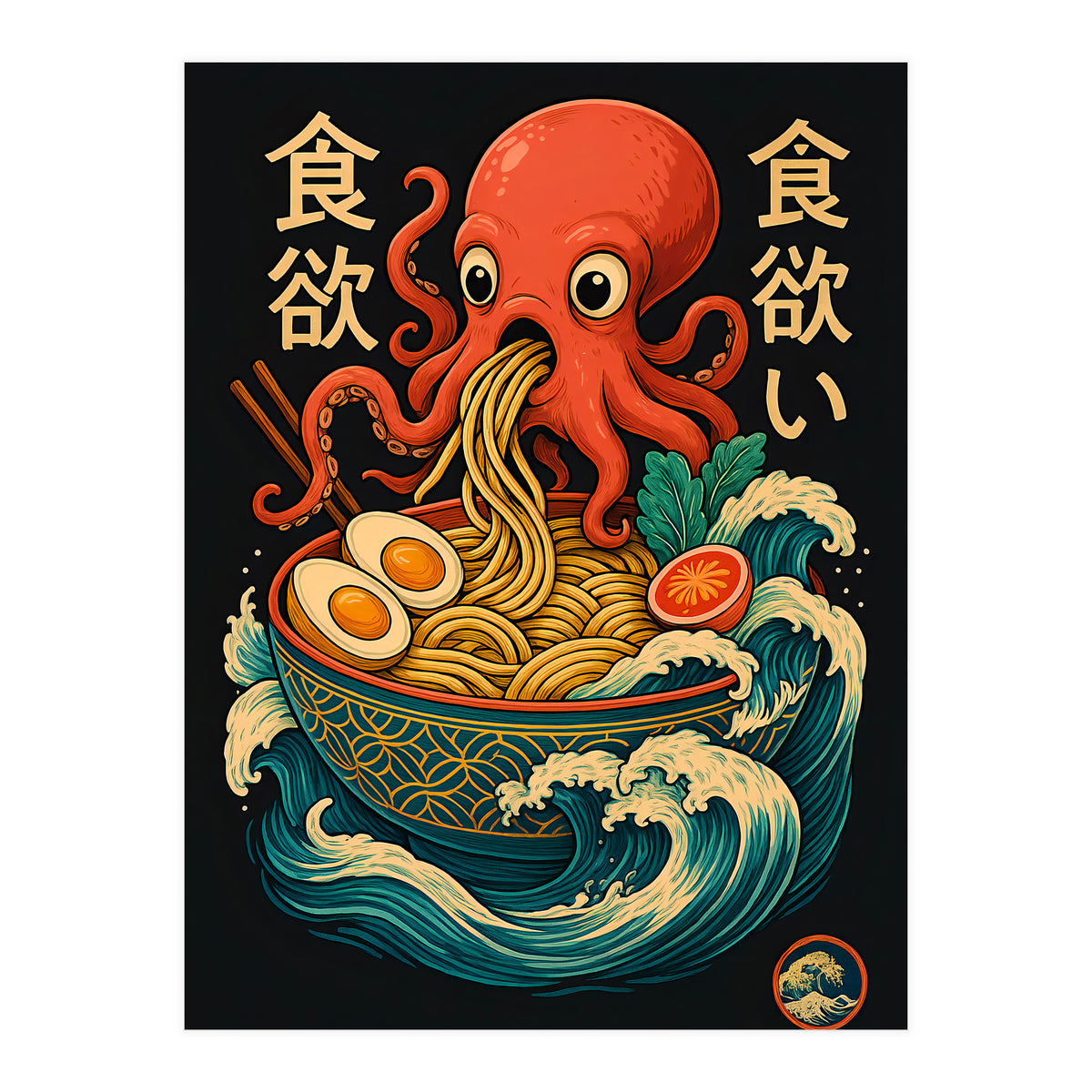 Ramen Octopus (Print Only)