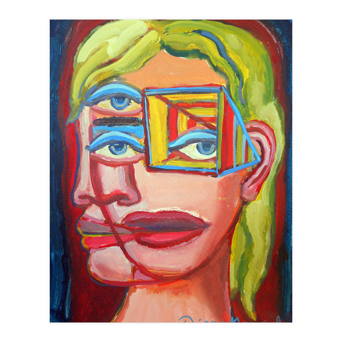 Cabeza De Mujer 23 (Print Only)