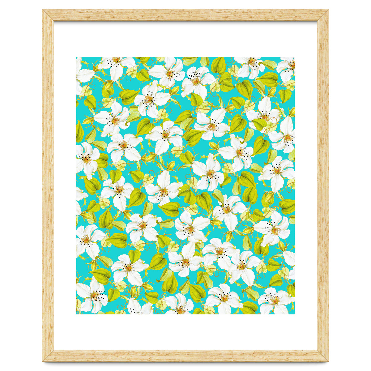 White Floral #society6 #decor #pattern