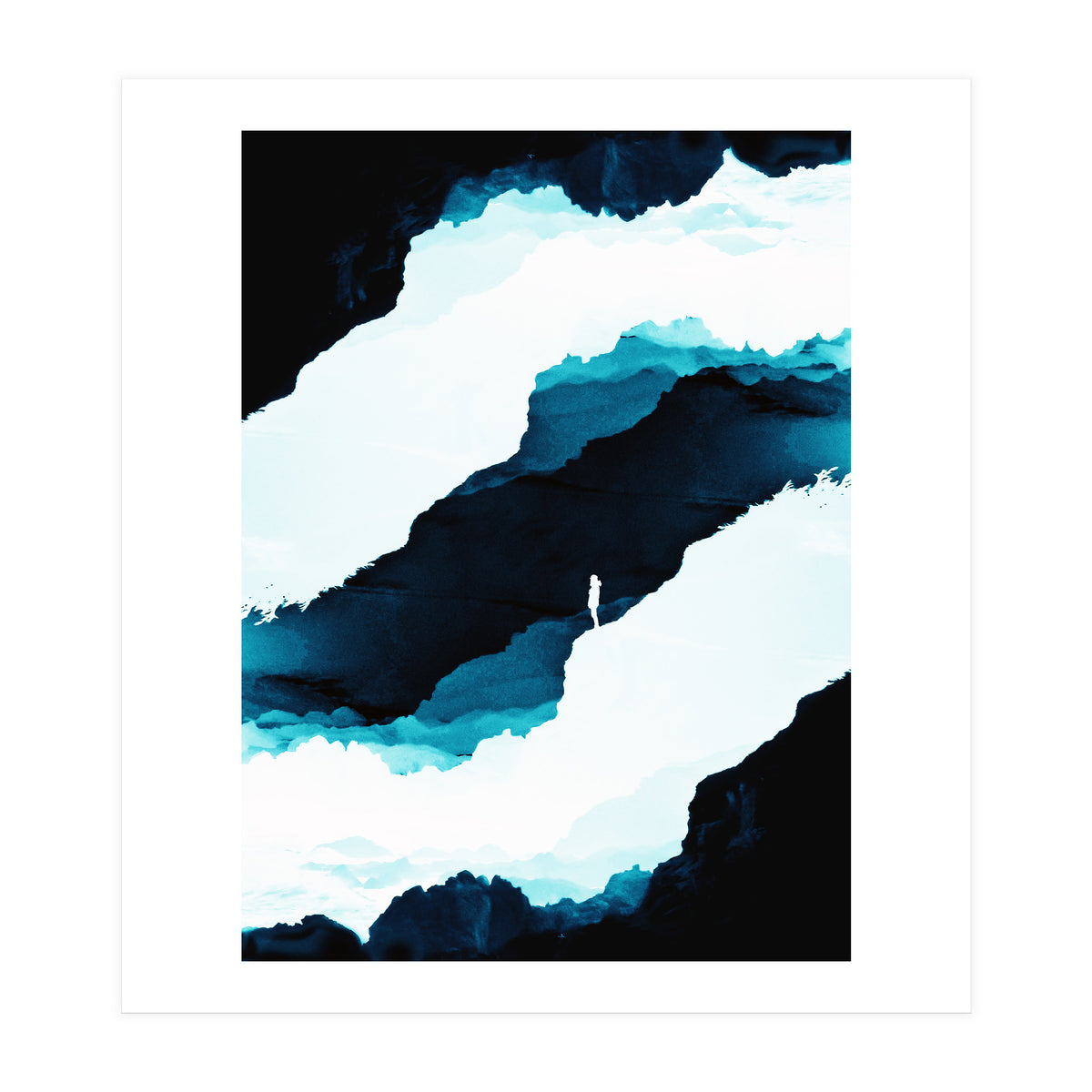 Teal Isolation (Print Only)