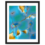 In My Veins, Abstract Marble Gold Texture, Eclectic Painting Resin Bohemian, Contemporary Luxe Chic Luxury thumbnail