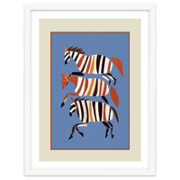 Striped Running Horses