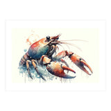 Colorful Lobster Watercolor (Print Only) thumbnail