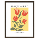Amsterdam Flower Market - Modern Colorful Botanical Print thumbnail