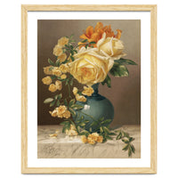 William Duffield – Marchal Niel Roses (1883) Botanical Floral Print