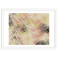 Geometric Cross Patterns Muted