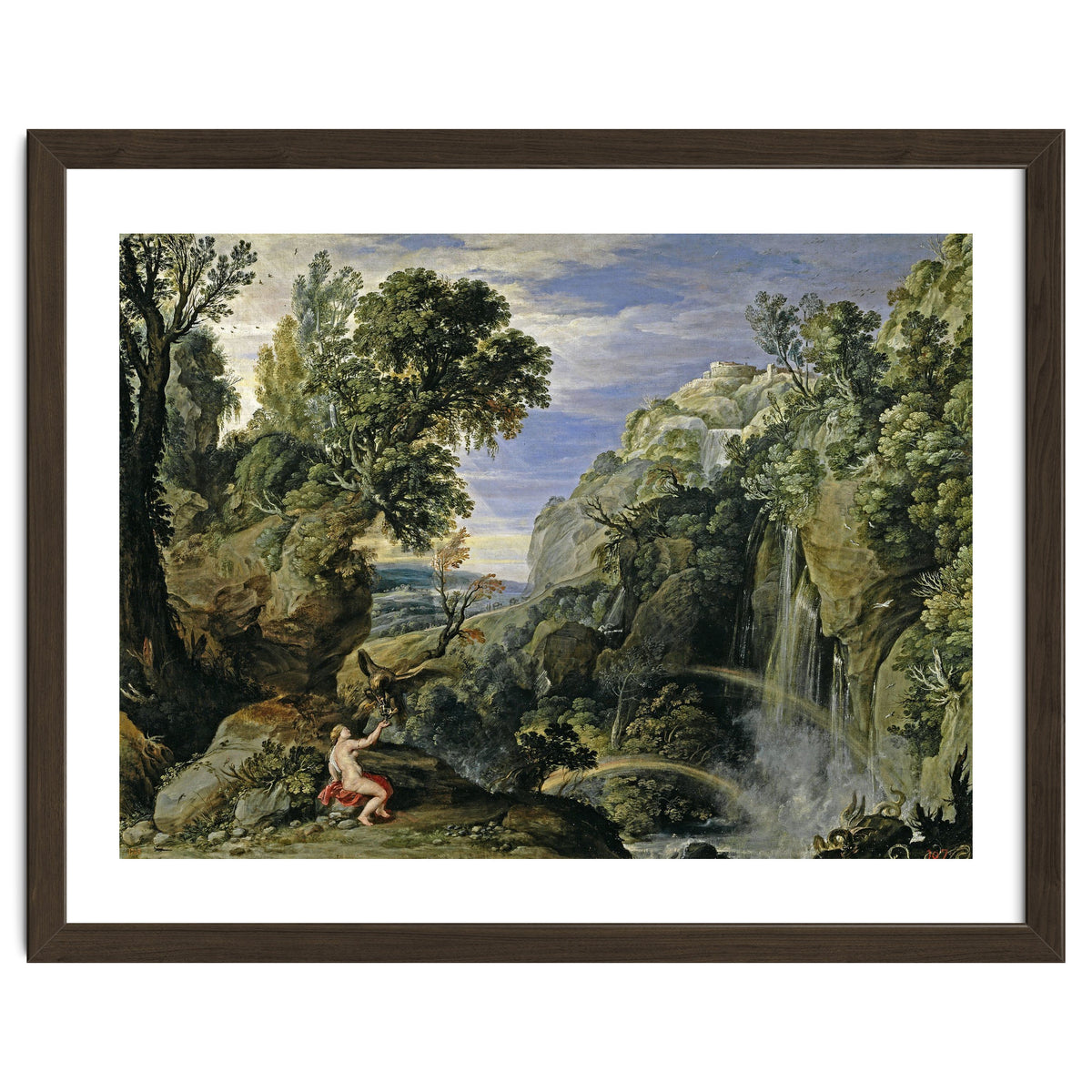 Pedro Pablo Rubens; Paul Bril / 'Landscape with Psyche and Jupiter', 1610; ca. 1630, Flemish Scho...