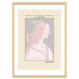 Portrait of Simonetta Vespucci as Nymph – Sandro Botticelli (ascii art) thumbnail