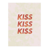 Kiss Kiss Kiss Love Typography (Print Only) thumbnail