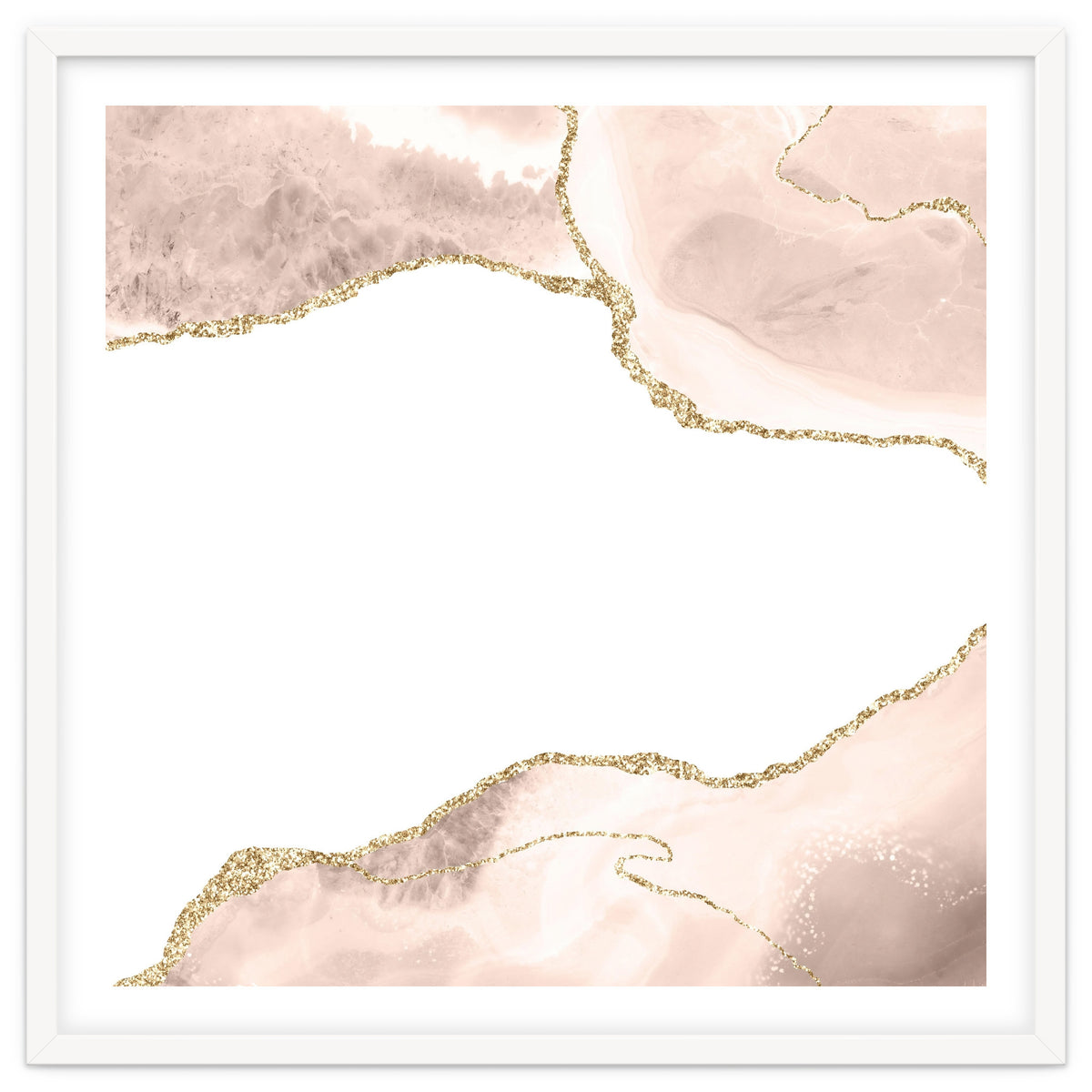 Ivory & Gold Agate Texture 09