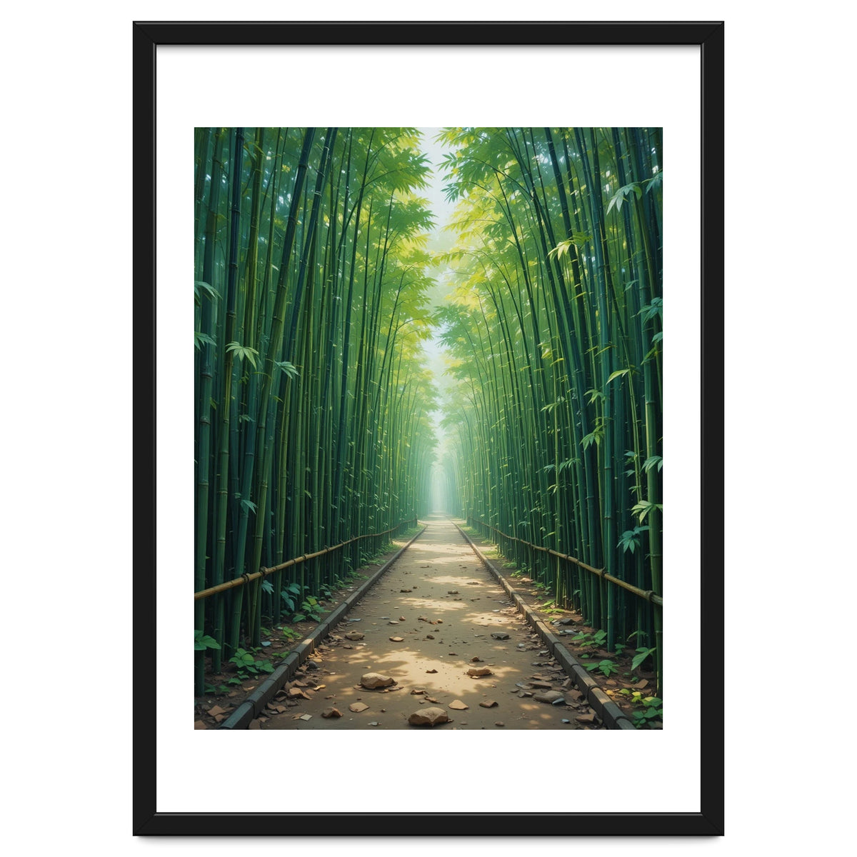 The Emerald Path: A Sun-Drenched Journey