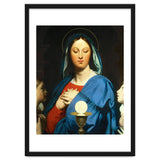 Jean Auguste Dominique Ingres / 'The Virgin Mary Prays to the Host', 1866. thumbnail