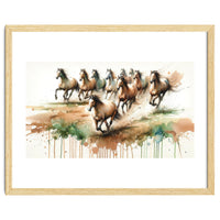 Galloping Horse Herd