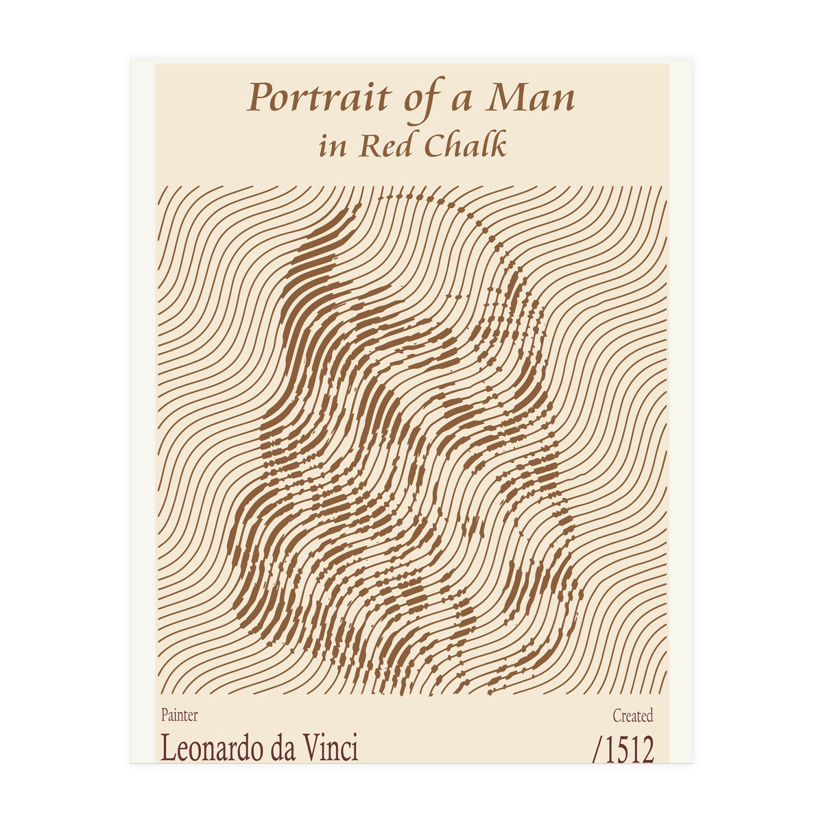 Portrait Of A Man In Red Chalk (self Portrait) – Leonardo Da Vinci (1512) (Print Only)