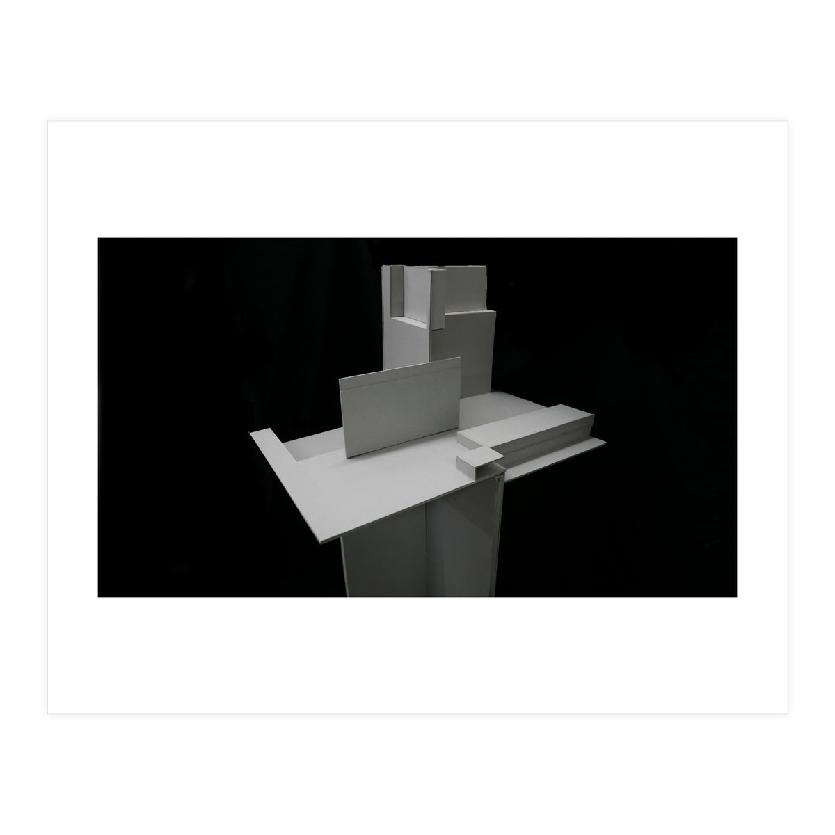 Architectural Model Grey Cardboard (Print Only)