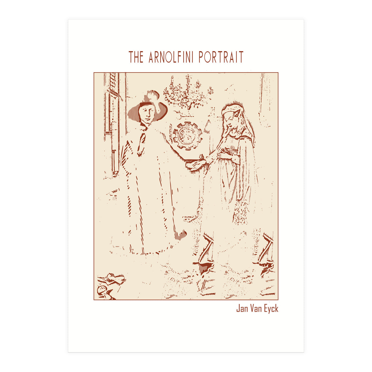 The Arnolfini Portrait  (Print Only)