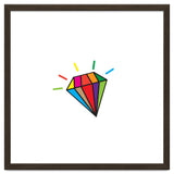 Rainbow colorful diamond thumbnail