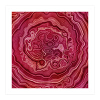 Red Agate Texture 07 (Print Only)