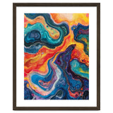 Vibrant Fluid Acrylic Pour Abstract Art thumbnail