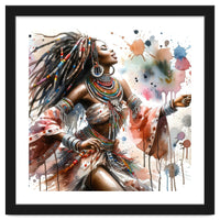 Skyward Beadwork Dancer Portrait