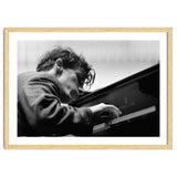 Pianist Glenn Gould with the Berlin  Philharmonic Orchestra under Herbert von Karajan. Berlin,1957. thumbnail
