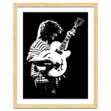 Pat Metheny American Jazz Musician in Monochrome thumbnail