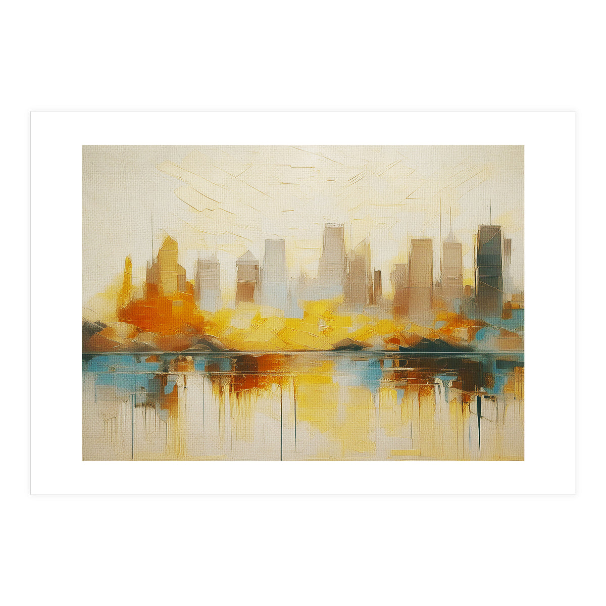 Buildings At Dusk 03 (Print Only)