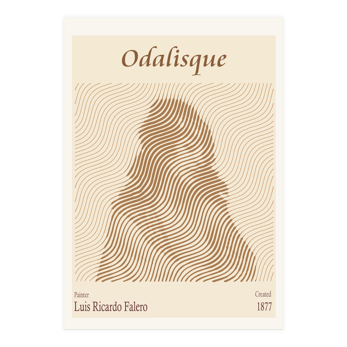 Odalisque (1877) – Luis Ricardo Falero (spanish, 1851 – 1896) (Print Only)