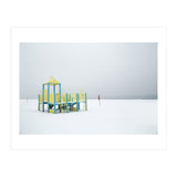 Playground in the winter seascape (Print Only) thumbnail