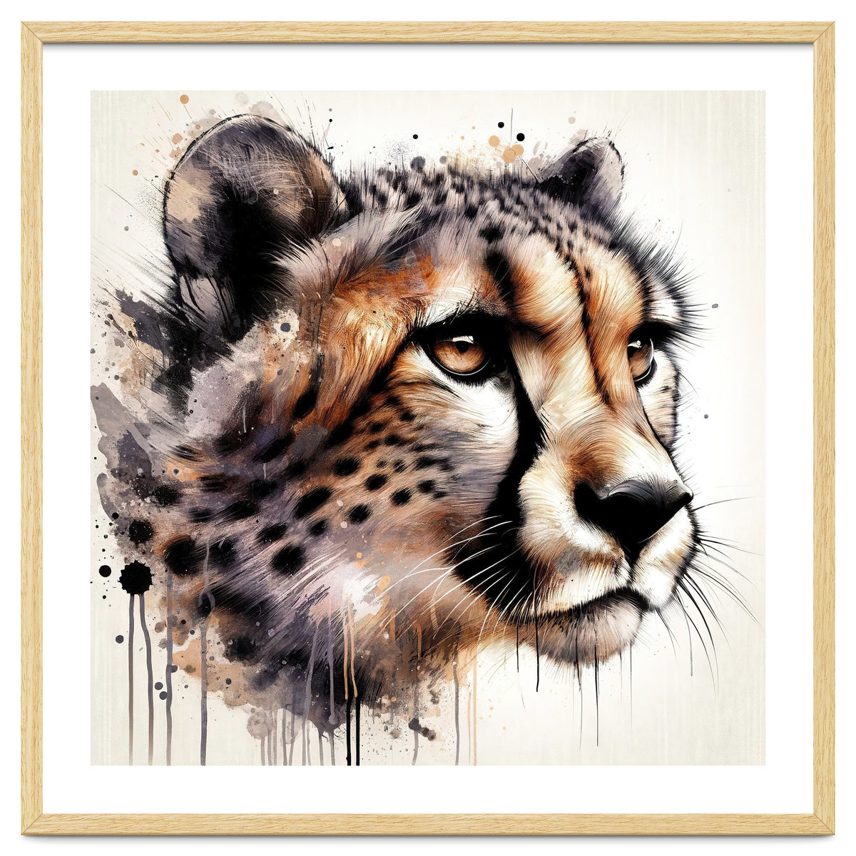 Watercolor Cheetah