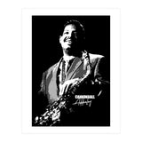 Cannonball Adderley American Jazz Saxophonist in Grayscale (Print Only) thumbnail