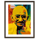 Mahatma Gandhi Colorful Abstract Art thumbnail